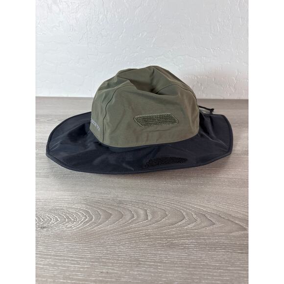 Outdoor Research Green Black GoreTex Waterproof Unisex Bucket Hat Medium- NWOT - Picture 4 of 7